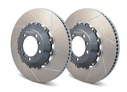 Disque de frein / rotor fendu 2 pièces arrière Porsche 993 turbo - 99335204500, 99335204600 Disque de frein / rotor fendu 2 pièces arrière Porsche 993 turbo - 99335204500, 99335204600