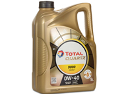 Total Quartz 9000 Energy Oil 0W/40 Fully Synthetic - 5 Litre Bottle - 0W/40, 0W-40, 195282, 195283