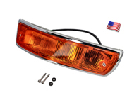 Unidad indicadora con lente y sello (SWB). Porsche 911/912 1965-68 EE. UU. - 90163140202, 90163140102, 15848, 15848/D, 15848/S