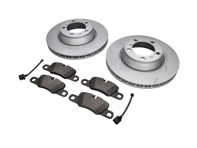 HINTERE Bremsbeläge und Bremsscheibenpaket. Porsche Panamera 3,0 l Diesel / 4S - 971615601P, 971615602P