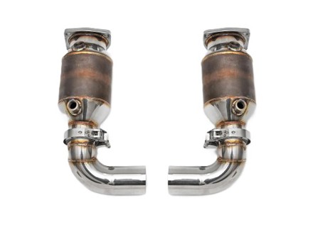 Fabspeed Sport Catalytic Converters. Porsche 997.2 Turbo / Turbo S 2010-12 - FSPOR9972TSC - FS.POR.9972T.SC