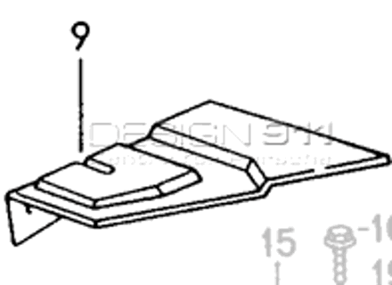 Supporto pannello paraurti posteriore. Porsche 993 C2S / C4S / TURBO - 99350411502GRV, 99350411602GRV Supporto pannello paraurti posteriore. Porsche 993 C2S / C4S / TURBO - 99350411502GRV, 99350411602GRV