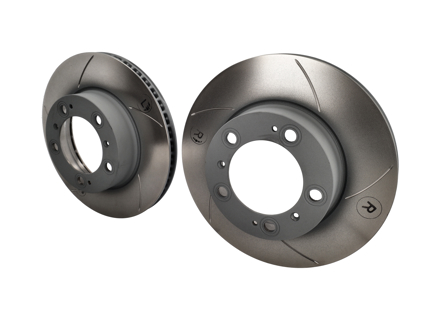 Remschijfrotor SPORTS SLOTTED Voor. Porsche Boxster 986 - 98635140105, 909316C