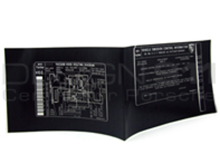 Sticker Engine Specifications. Porsche 996 Turbo 2002 (USA) - 99600610973 Sticker Engine Specifications. Porsche 996 Turbo 2002 (USA) - 99600610973