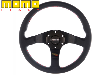 Steering wheel tuner, 350mm - black / black leather - Momo - M11110332211R, M11110335211R Steering wheel tuner, 350mm - black / black leather - Momo - M11110332211R, M11110335211R