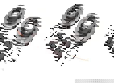 Bremsbeläge und Bremsscheibenpaket vorn Porsche 928 Sebro - 92835104306, 92835104401, 92835193101, 92861231501