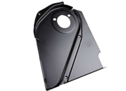 Motorblechabdeckung, vorne, links. Porsche 911 69-77 - 90110607101, 1682601270, 591091-3 - 1682601270