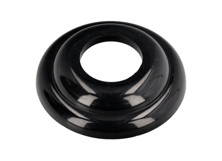 Rosette pour lève-vitre et poignée de porte, Noir. Porsche 356 Pré-A - 35653711