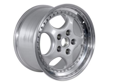 Cerchio anteriore in lega leggera da 18 pollici, argento metallizzato. Porsche 964Turbo 3.6L - 96536213600, 96536214000 Cerchio anteriore in lega leggera da 18 pollici, argento metallizzato. Porsche 964Turbo 3.6L - 96536213600, 96536214000
