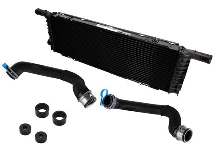 Radiators and pipes replacement kit for Porsche 981 Boxster Spyder 2016 / 981 Cayman GT4 2016 - 99110613801, 99110613802, 98110663890, 98110663990, 99110653701, 99110653802