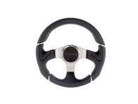 Steering wheel millenium- black leather - Momo - M11106542111R, M11106545111R