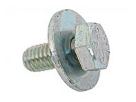 Bout met ring voor uitlaat, M6 x 14. Porsche 993 C2 / C4 1994-98 - 90007537401, 90007537402 Bout met ring voor uitlaat, M6 x 14. Porsche 993 C2 / C4 1994-98 - 90007537401, 90007537402