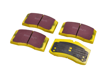 EBC YELLOW Brake Pads 'Fast Road' Front. Porsche 965 / 993 / 928 - 96535193902, 96535193903, 99335193901, 99335193905, 99335194900, 99335194904, 92835194903 - DP4997R