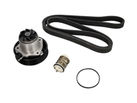 Kit di inserti per pompa dell'acqua, cinghia e termostato Porsche 958 Cayenne 3.6ltr - 95810603304, 95810612602, 95810612601, 95810612600, WHT000863, 94610225230, 95810603303, 95810603302, 95810603301, 95810603300, 95510293300