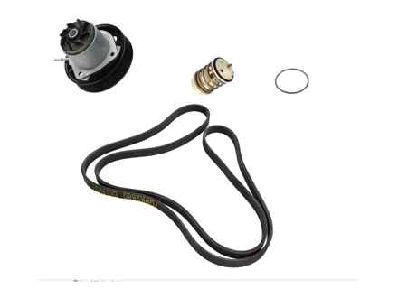 Water pump, belt & thermostat insert kit Porsche 958 Cayenne 3.6ltr - 95810603304, 95810612602, 95810612601, 95810612600, WHT000863, 94610225230, 95810603303, 95810603302, 95810603301, 95810603300, 95510293300