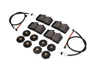 Kit plaquettes de frein ARRIÈRE, capteurs, cales Porsche 993 C4 Brembo - 96435193903, 99361236501, 99635208600, 99635208602