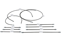 Brake line kit. Porsche 911 1963-68 RHD - 90135561120 - 1661500810 Brake line kit. Porsche 911 1963-68 RHD - 90135561120 - 1661500810