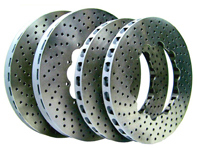 Replacement for CERAMIC Brake Discs DRILLED for Porsche 997 GT2 - 211112170, 211112150, 211112160 Replacement for CERAMIC Brake Discs DRILLED for Porsche 997 GT2 - 211112170, 211112150, 211112160