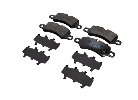 Pagid street+ remblokken voor. Porsche 718 / 991.2 - 9P1698151, 9P1698151A, 9P1698151B, 9P1698151C - 9P1698151, 25983