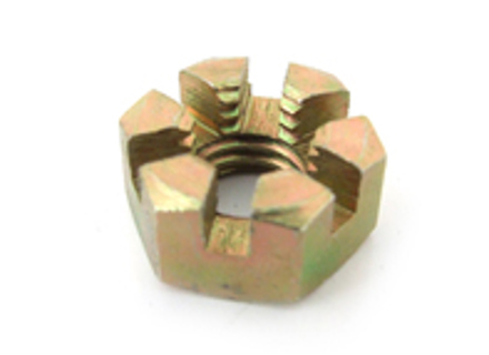 Castle nut M10x1. Porsche 356 - 90007900302, 90007900303 Castle nut M10x1. Porsche 356 - 90007900302, 90007900303