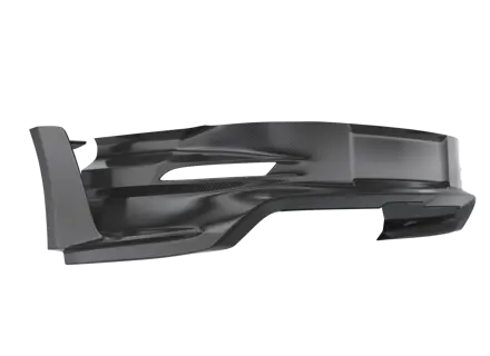 Inserto paraurti posteriore con montanti, fibra di carbonio. Porsche 992 GT3RS - 9GT807983AOK1, 9GT898014EOK1 - 1016.992.3RS..02