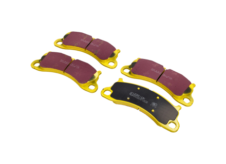 EBC GEEL Remblokken 'Fast Road' Voorzijde. Porsche 991.1 / 991.2 - 99135194902, 99135194903, 99135194904 - DP42144R