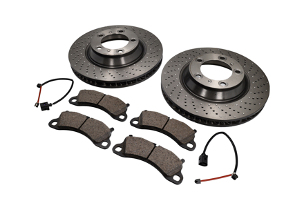 Pack Plaquettes et Disques de Frein AVANT Porsche 991 S 3.8L - 99135240301, 99135240401, 99135140302, 99735140402