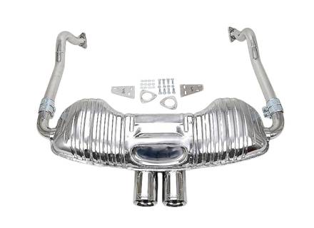 Exhaust Muffler / Silencer Sports DesignTek for 987.1 Boxster / 987.1 Cayman - 98711311200, 98711311204, 98711311205, 987113112AX, 98711311801, 98711311802, 987113118AX, 98711311400, 98711311402, 98711311403, 987113114AX, 98711311100, 98711311104, 98711311105, 987113111AX, 98711311701, 98711311702, 987113117AX, 98711311300, 98711311302, 98711311303, 987113113AX, 98711351260, 987113512CX, 98711311800, 98711351160, 987113511CX, 98711311700 - M&M87050/1