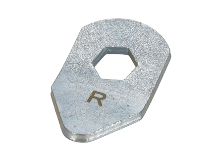 Guide bush/locking segment for handbrake cable. Porsche 356 Right Hand Drive (RHD) cars - 64424232 - 23242446