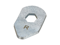 Geleidebus/borgsegment voor handremkabel. Porsche 356 rechtsgestuurde auto's. - 64424232 - 23242446