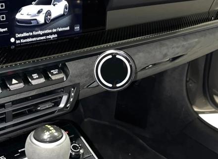 Support/chargeur pour smartphone, pour la boîte à gants. Porsche 992