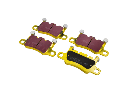 EBC YELLOW Bremsbeläge hinten 'Fast Road'. Porsche 991 GT3 / Turbo / 981 Cayman GT4 - DP42207R EBC YELLOW Bremsbeläge hinten 'Fast Road'. Porsche 991 GT3 / Turbo / 981 Cayman GT4 - DP42207R