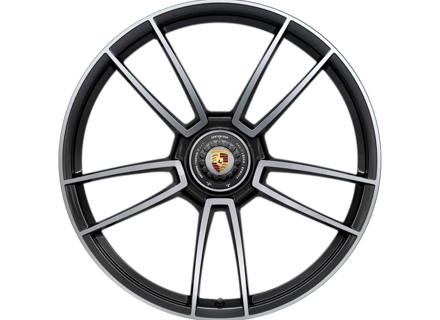 Cerchio in lega Center Lock Turbo S posteriore con finitura Black 21" 11J ET66 (Winter) - 992601025AB041 Cerchio in lega Center Lock Turbo S posteriore con finitura Black 21" 11J ET66 (Winter) - 992601025AB041