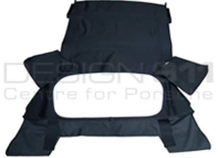 Cabriolet Hood - Section avant et fenêtre complète. Porsche 911 / 964 - 9110541004, 9110541005, 9110541007, 911054100, 9110541006