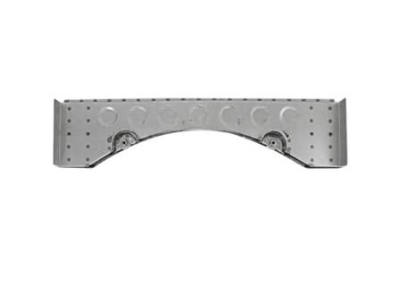 Traverse arrière du châssis. Porsche 356 pré-A - 35649051, 356 49051 - PP187PA, P187PA