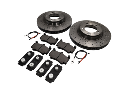 Pack Disques de Frein avec Plaquettes de Frein Sport BREMBO Porsche 996 1997-04 - 9963514XX04BRE, 99635141004, 99635140904BRE, 99635140904, 07B31416, 99661236501, 99635108901, 23139, 23330, 99635194912, 99661236500, 99635140903, 99635141003, 09C87711, 9P1615301A, 9P1615302A