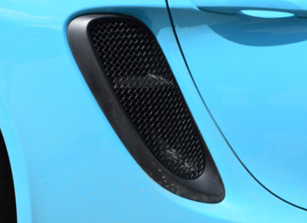 Set di griglie di ventilazione laterali ZunSport. Porsche 718 Boxster / Cayman GTS 4.0L 2020>> - ZPR101620, ZPR101620B - ZPR101620, ZPR101620B