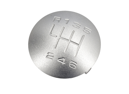 Gear knob insert Alloy engraved for Porsche 987 / 997 - 99742407592, 99742498100 - GI997