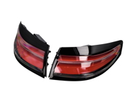 Clignotants arrière d'occasion, entièrement à LED avec contour noir + clignotants séquentiels à LED, noirs, pour Porsche 996 - 99663148500, 99763148600, 99663148602, 99663148502, 99663143301, 99663143401, 99663143303, 99663143403 - DP122-CR
