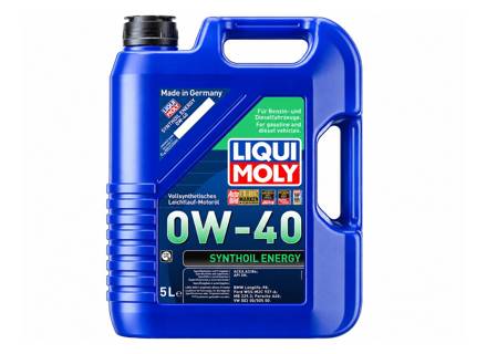 LIQUI MOLY Synthoil Energy 0W-40 Vollsynthetisches Motorenöl - 1 Liter / 5 Liter - 9514, 9515