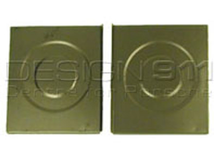 Pared trasera de la caja de batería (2 piezas). Porsche 356 (1950-55) - 64450103600 - P114, PP114