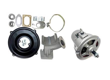 Umrüstsatz 6-V-Dynamo auf 12 V mit Hochleistungslichtmaschine mit 100 Ampere. Porsche 356A / 356C T5 - 61660310201 - PRS152 Umrüstsatz 6-V-Dynamo auf 12 V mit Hochleistungslichtmaschine mit 100 Ampere. Porsche 356A / 356C T5 - 61660310201 - PRS152