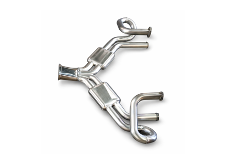 Sebring uitlaatsysteem – volledig gepolijst. Porsche 356 - PCG11158700