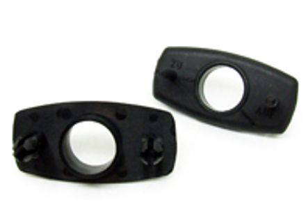 Rosace de poignée supérieure Targa, Lot de 2. Porsche 911 70-85 - 90156529945 - URO-010934, 1688000200