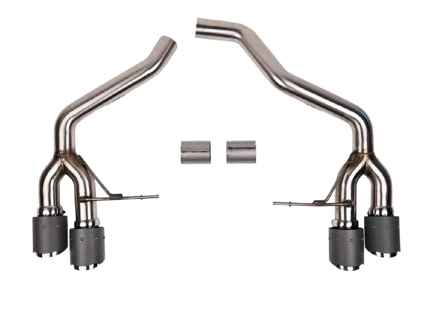 Escape deportivo trasero sin resonador. Porsche 95B.2 / 95B.3 Macan 2.0 litros. - 95B253611JY, 95B253601MY, PAC253611, 95B253612DY, 95B253601CY, 95B253601JY, 95B253600BY, 95B253600JY - FS.POR.19MCN2L.MBPCF, FS.POR.19MCN2L.MBPP, FS.POR.19MCN2L.MBPB, FS.POR.19MCN2L.MBPTI