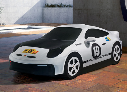 Indoor autohoes "Rally 1971". Porsche 992 Dakar - 99204401274