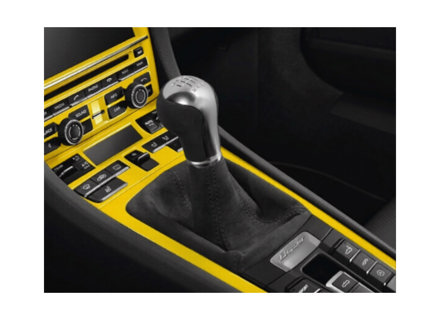 Gear Lever in BLACK ALCANTARA. Porsche 981 Boxster / 981C Cayman - 98142499000
