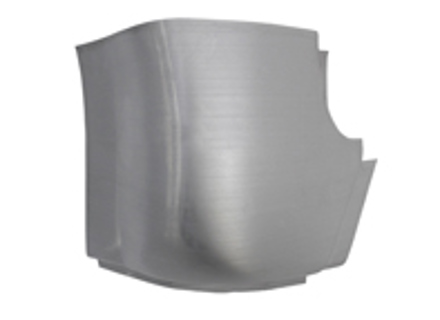 Panel de reparación de guardabarros interior, sección TRASERA. Porsche 911 1965-89 - 1682350570, 1682350580, PP236L, P236L, P236R, 90150197330, 90150197430