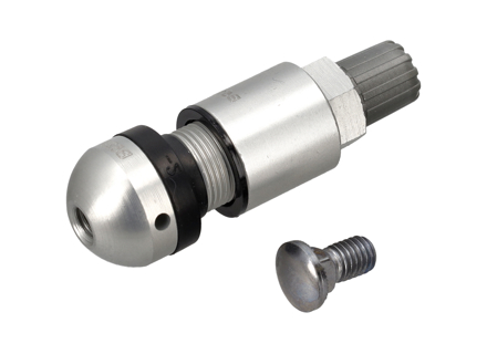 Tyre pressure monitor valve stem. Porsche 997 / Boxster / Cayman / Cayenne / Panamera - 95536105300, 9P1601361C, 9P1601361A, 73902021, 9P1601361D, 9P1601361D/1, N90872901 - RDV021