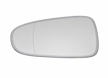 Cristal de retrovisor exterior (asférico), regulable, izquierdo para vehículos con volante a la izquierda. Porsche 992 / 992 Dakar / 9J1 Taycan - 992857521D
